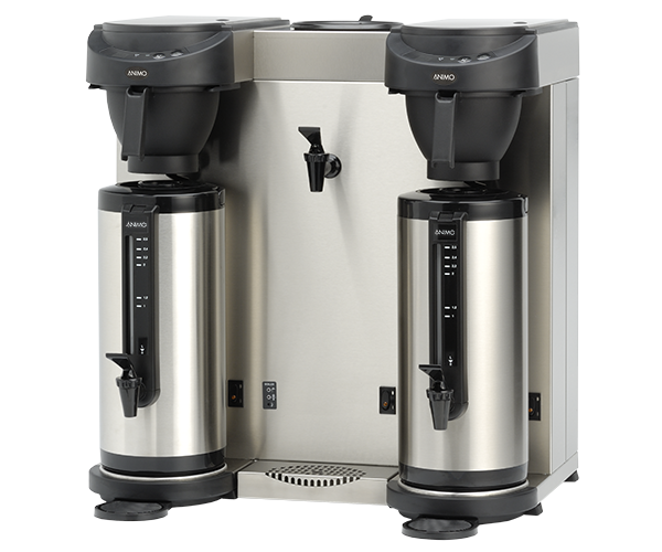 Cafetière Thermos inox avec Chauffe eau